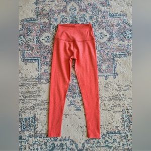 Beyond Yoga caught in the midi spacedye leggings in coral. Sold out.